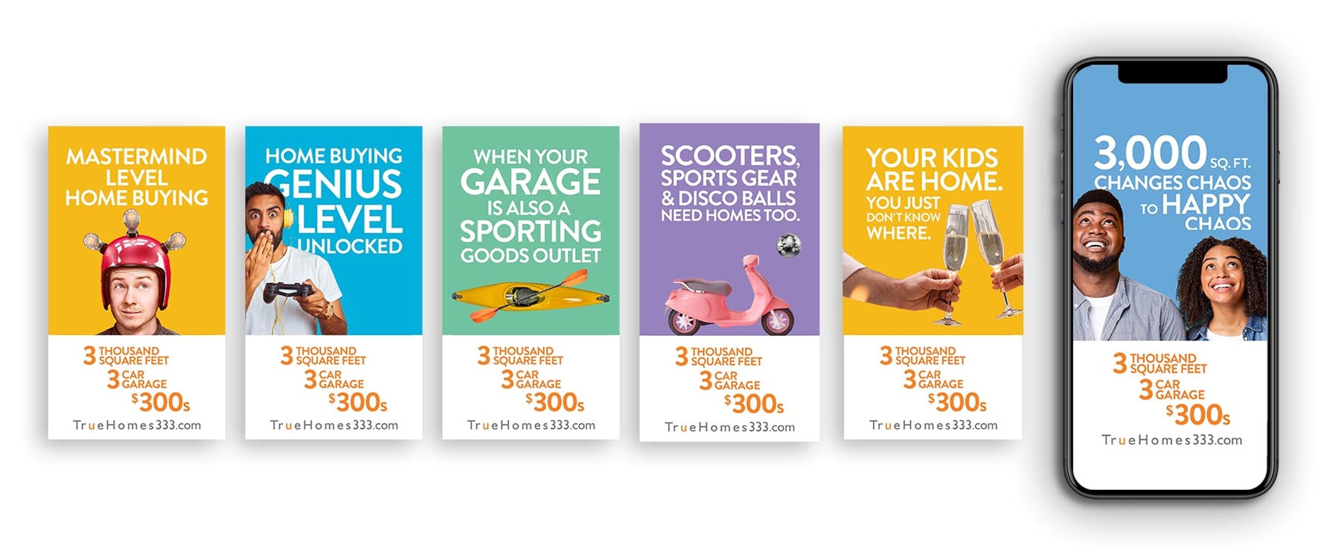 True Homes 3-3-3 social posts