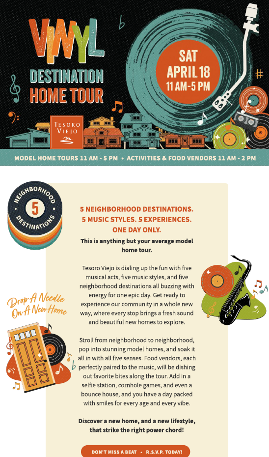 Vinyl Destination Event Eblast