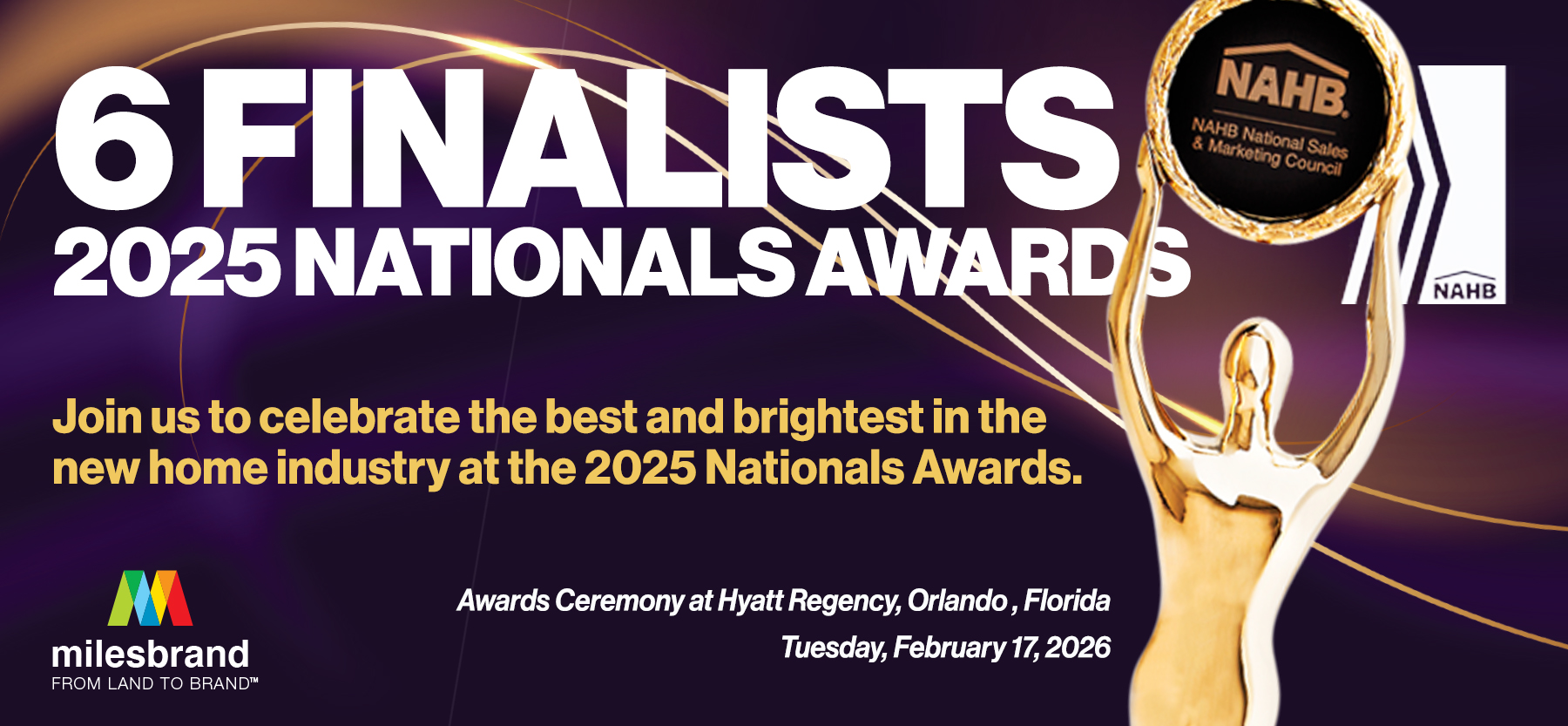 Milesbrand Recognized with 6 Finalists for The Nationals for Creative Excellence
