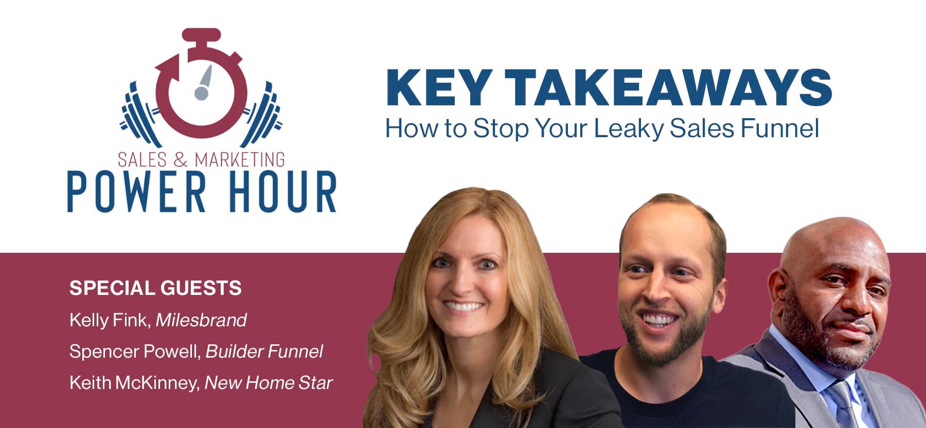 Milesbrand’s Kelly Fink Talks Reducing Leaks in Your Sales Funnel at the Sales & Marketing Power Hour